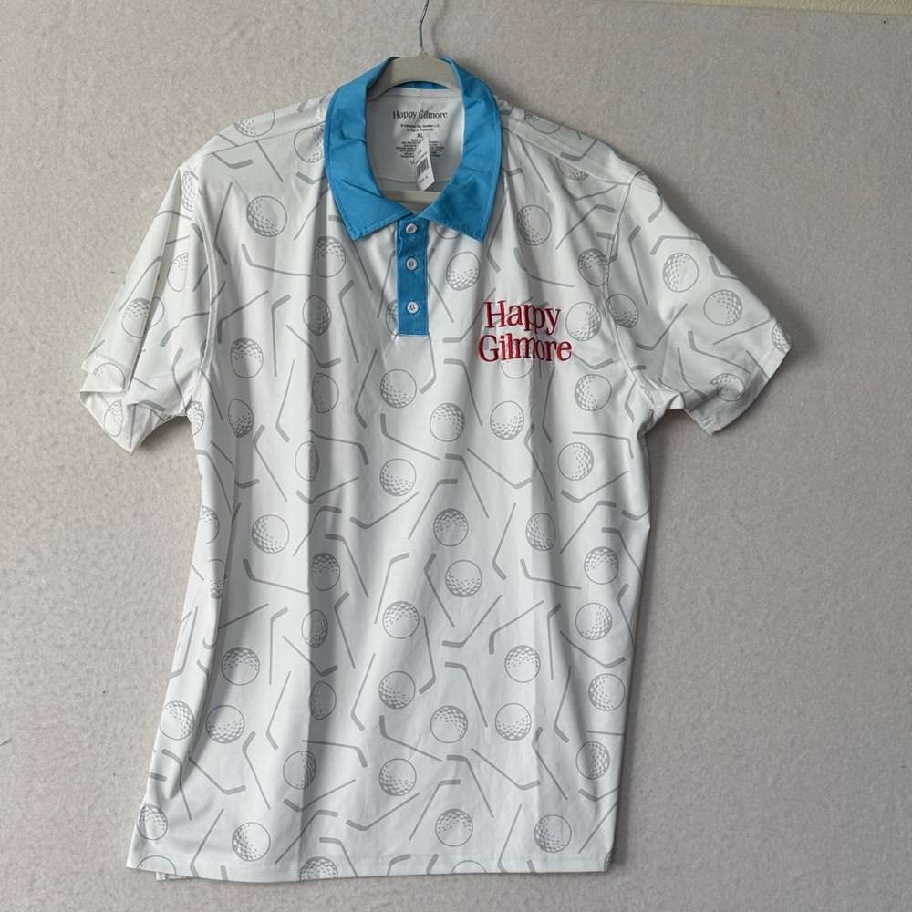 Happy Gilmore Golf Polo XL Universal Studios Shirt